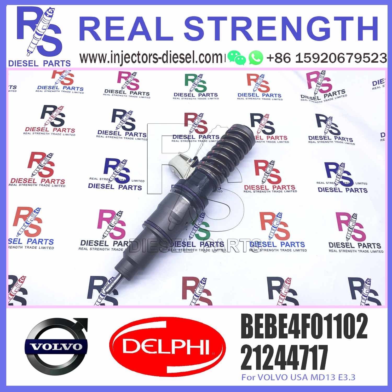 High Quality Diesel Electronic Unit Injector BEBE4F01102 For V-O-L-V 20977565