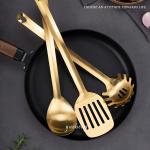 Factory Gold Luxury Color Stainless Steel Kitchen TOOLS Utensils Amazon Kitchen