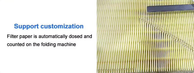 380V / 50HZ HEPA Filter Pleating Machine Customized Knife Pleating Machine