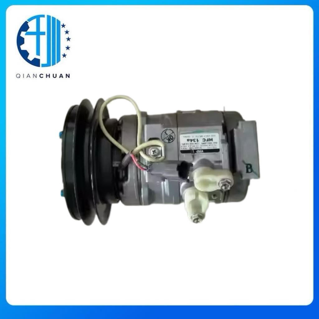 AC Compressor 203-979-6580 For Komatsu Excavator PC100-6 PC120-6 PC128US-1 PC150-5 PC220-6 Spare Parts