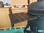 Ceramic 22 Inch Kamado Grills BBQ Bubble Black Glaze Surface