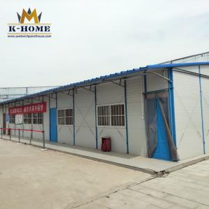 Quality Temporary Mobile Living Quarters Sanndwich Panel Prefab House wholesale