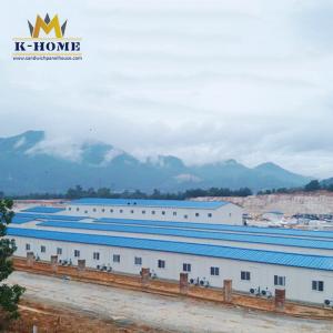 Quality Construction Site Sandwich Panel Prefab House Dormitory Steel Structure wholesale