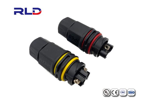 Led Waterproof Quick Disconnect Electrical Connectors Plastic Waterproof Wire