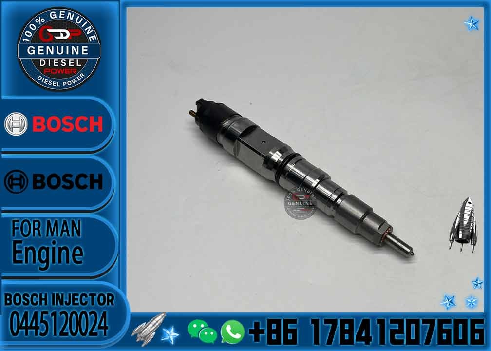 Common Rail Diesel Injector 0986435527 0445120024 for MAN TGA 12.8 51101006049 51101006016 51101006043 51101006027