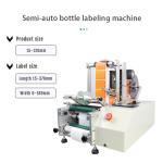 Provided Video Inspection Semi-automatic Wine Bottle Labeling Machine for Round