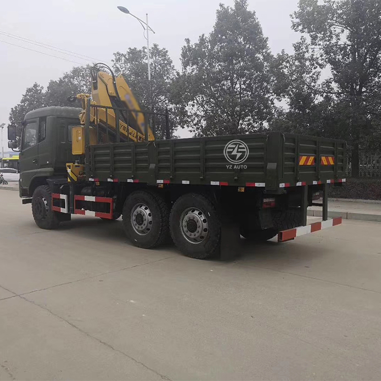 6x6 Crane Hydraulic Truck with Folding Telescopic Boom Arm and Gearbox Core