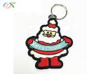 Personality Logo Embroidered Keychain Size Customized For Promotion Business