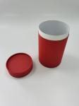ODM Gift Retail Packaging Boxes Flexographic Printing Red Tube