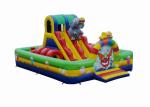 Double Stitching Inflatable Obstacle Courses Elephant Bounce House