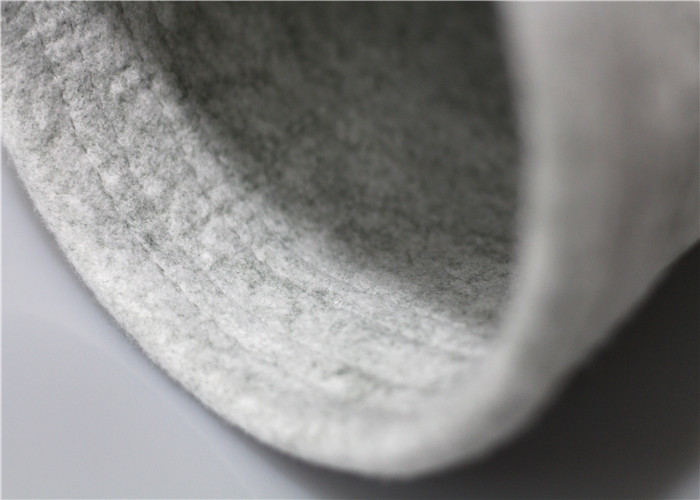 400GSM Polyester Felt Filter Bag Ring Top 2mm Thick Fine Woven Fabric
