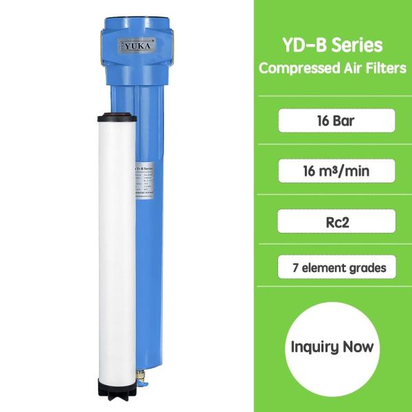 Cheap Yuka Brand Air Compressor Inline Filter for sale