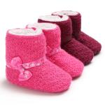 2019 winter Cotton plush warm 0-18 months Newborn baby booties