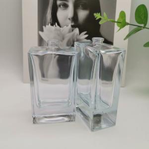 Quality Reusable Square Cologne Perfume Spray Bottles 100ml Leak Proof wholesale