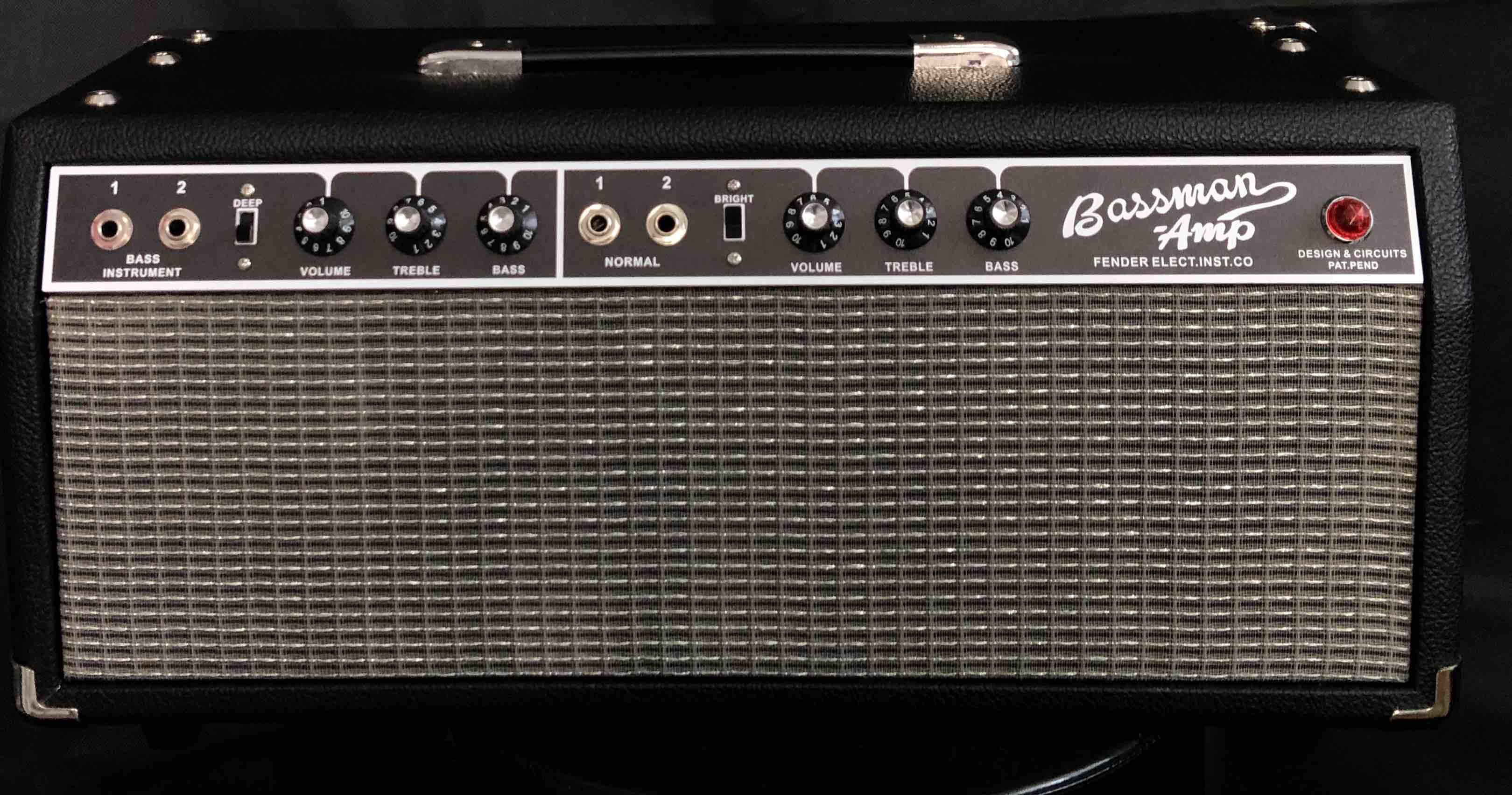 Custom Grand Bassman Reverb Head 1964 1965 Amplifier Bass Tube Amp Vintage Rare