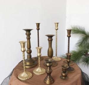 Quality Golden Wear Resistant 0.5KG Nordic Style Candle Holder wholesale