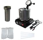 Fast Speed Portable Gold Melting Furnace 130.35cm3 Crucible Capacity Less Burnt