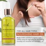Private Label Moisturizing Nourishing Hair Oil Natural Rosmary Oil Castor Seed