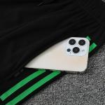Black Football Training Vest Moisture Wicking Soccer Player Training Vest