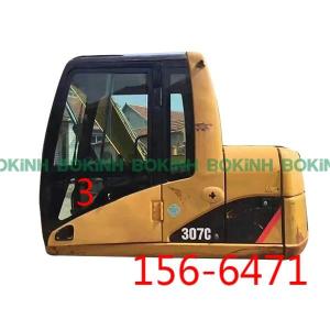 Quality 885mm Wide CATERPILLAR Cab Glass 156-6471 Left Door Lower Position NO.3 wholesale