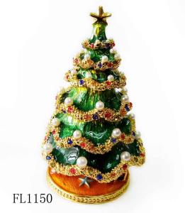 Quality Christmas Tree Small Gift Jewelry Box Trinket Box wholesale