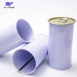 Quality 1kg Peanut Tin 400g 500g 800g Round Metal Tins With Lids 410ml wholesale