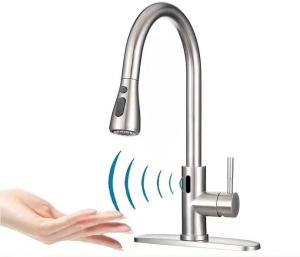 Quality 3.33L/min Motion Activated Pull Down Kitchen Faucet wholesale