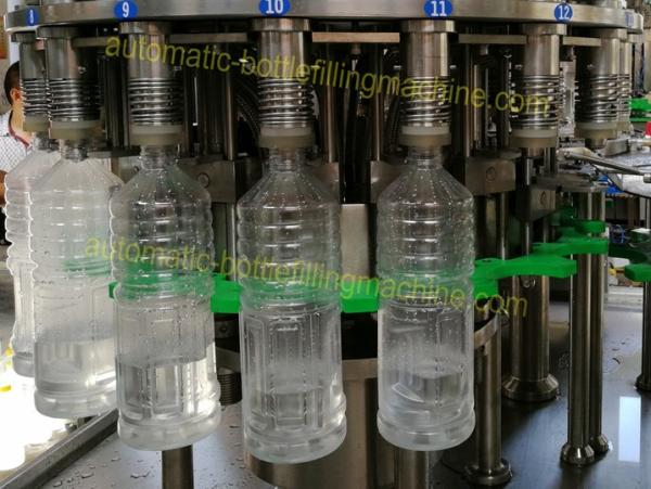 High Precision Liquid Bottle Filling Machine , SUS304 SS Plastic Bottle Filling