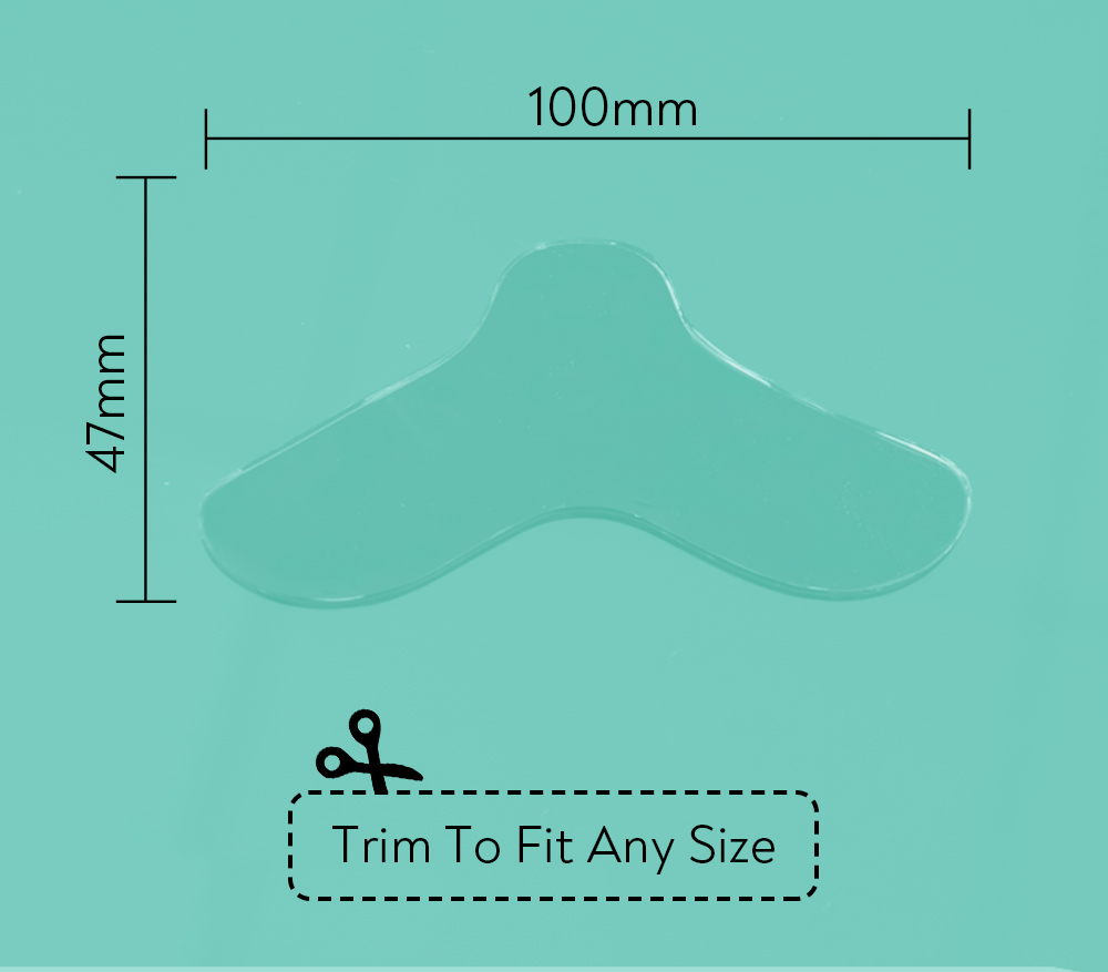 Reusable Mask Self Adhesive Pad Universal Nasal Clear Cpap Gel Nose Pads