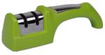 Portable Stainless Steel Handle Knife Sharpener With Diamond , Ceramic Wheel