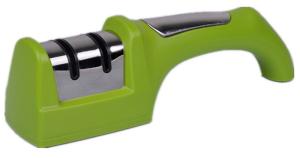 Quality Portable Stainless Steel Handle Knife Sharpener With Diamond , Ceramic Wheel wholesale