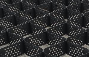 Quality Geocell For Road Construction with Welding Space 445mm and Carbon Black content ≥1.5% wholesale