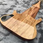 Grand 17 strings bass guitar mahogany body neck rosewood fingerboard wireless