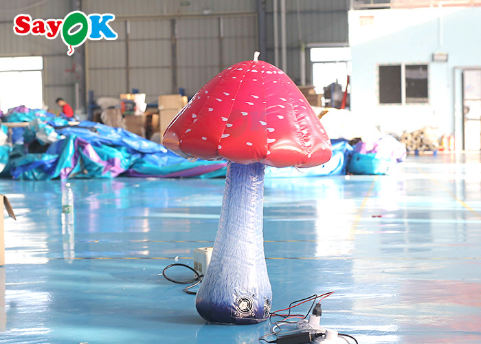 Outdoor Advertising Led 1m Large Inflable Mushroom For Easter