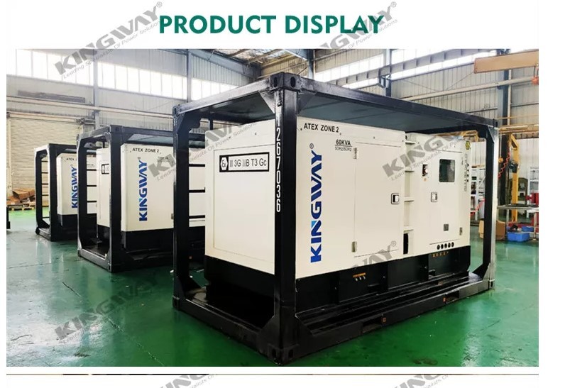Onshore Offshore Platform Zone 1 Zone 2Generator DNVGL 2.7-1 Skid Frame 120kw 150kva