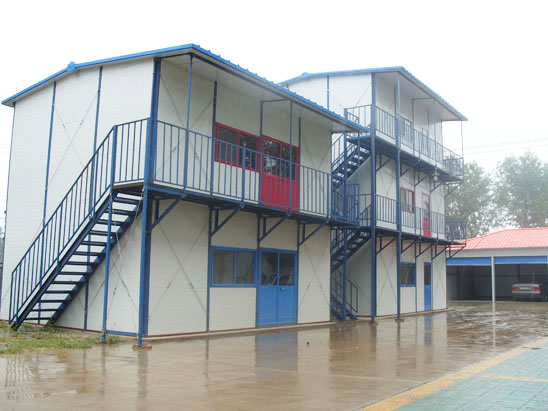 eco-friendly durable gable roof kit prefabricated steel house parts australia