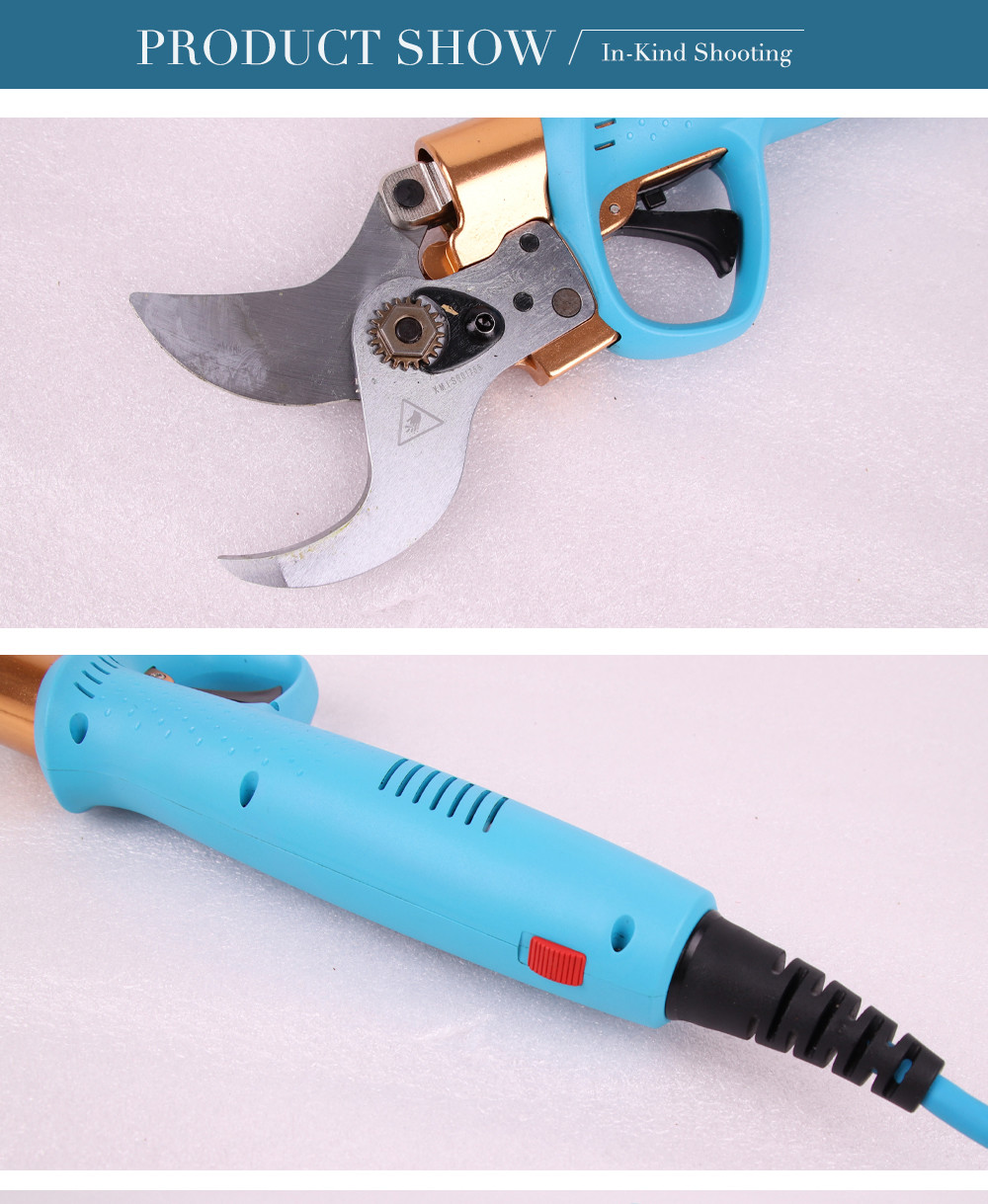Swansoft 45mm Electric Pruning Shear Tijeras electricas para poda Battery Powered Pruners