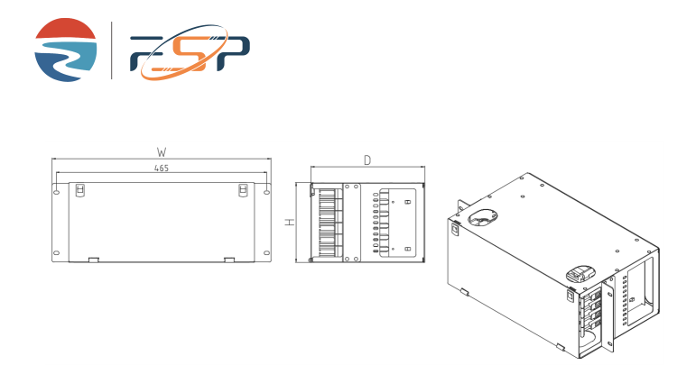 Best E2K Type 144 Ports Fiber Patch Panel for Network FTTH Indoor Data Centers 5