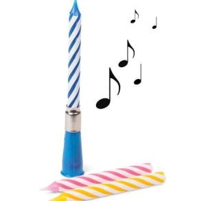 Quality Decorative Spiral Musical Birthday Candle / Amazing Singing Birthday Candle wholesale