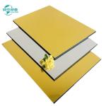 CE Certified 4mm PVDF Coating Mirror ACP for Interior Decoration