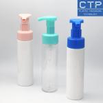 PE Plastic Facial Foam Pump , Sanitizer Bottle Pump 0.8cc output