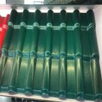 960mm dark green color luxury ASA glazed roof tile with 2.8mm for residential