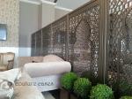 Aluminum Panel Folding Room Divider Fireproof Acoustic Divider Screen