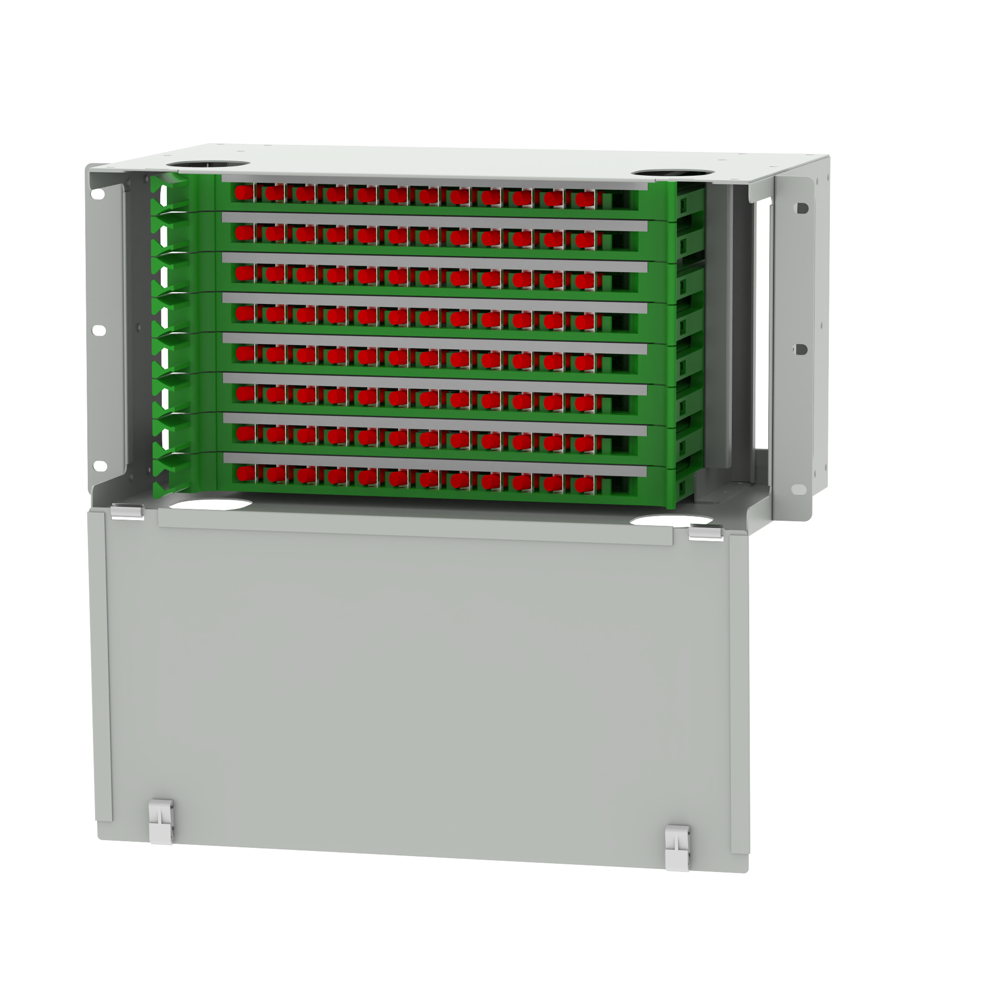 96 Port FC Type Optic Fiber Distribution Patchpanel Fiber Optic Equipment for Data Center