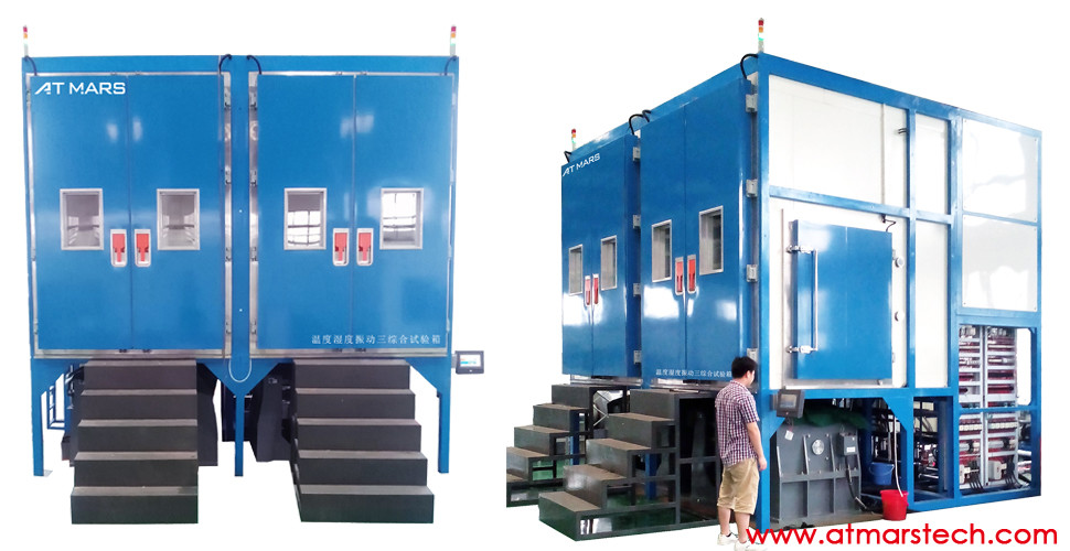 Custom Built Walk In AGREE Vibration Chamber Humidity Control 3 Phase