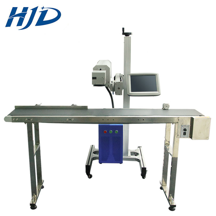 High Efficiency Laser Printing Machine With High Speed Vibrator And Conveyor