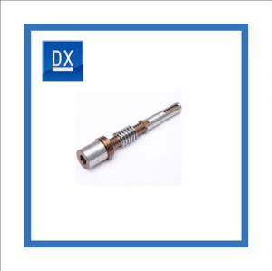 Quality 303 Stainless Steel Worm Gear Parts Silver Plated For LSA Old Part wholesale