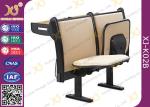 Oval Steel Tube Folding School Desk And Chair , Classroom Desks And Chairs
