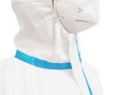 FDA CE Sterile Disposable Chemical Suit , Waterproof Disposable Coveralls