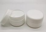 Round White Screw Cap 20g PP Skincare Face Cream Jars